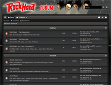 Tablet Screenshot of forum.rockhard.de